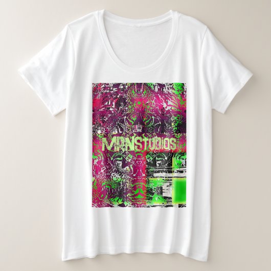 Mijn naam is niet Donna Grote Maat T-shirt (Design voorkant)