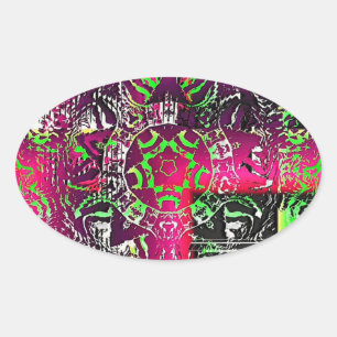 Mijn naam is niet Donna Ovale Sticker