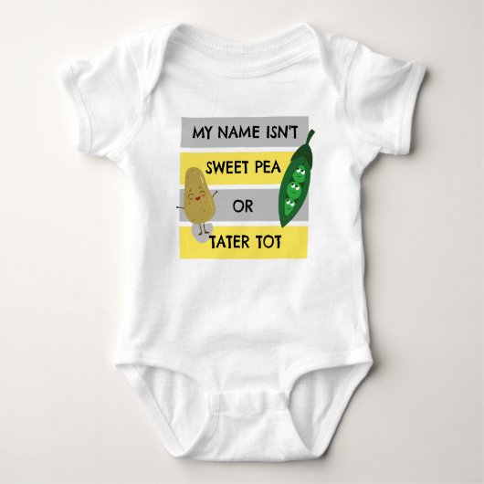 Mijn naam is niet Sweet Pea Romper (Voorkant)