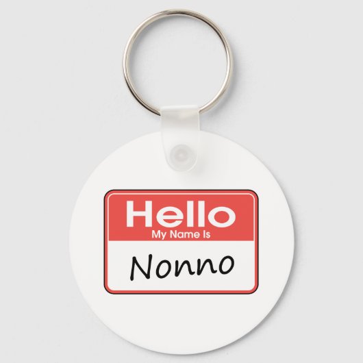 Mijn naam is Nonno Sleutelhanger (Voorkant)