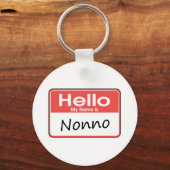 Mijn naam is Nonno Sleutelhanger (Voorkant)