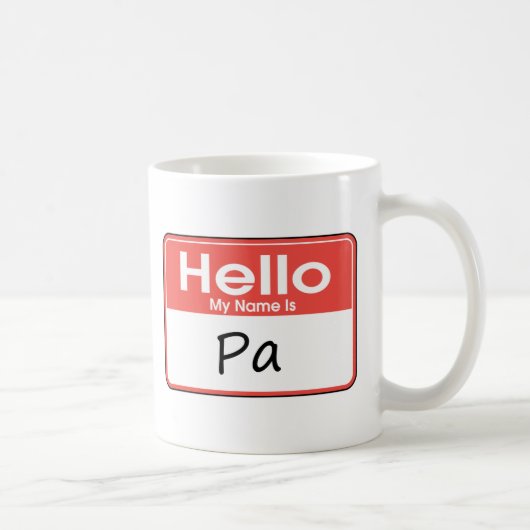 Mijn naam is Pa Koffiemok (Rechts)