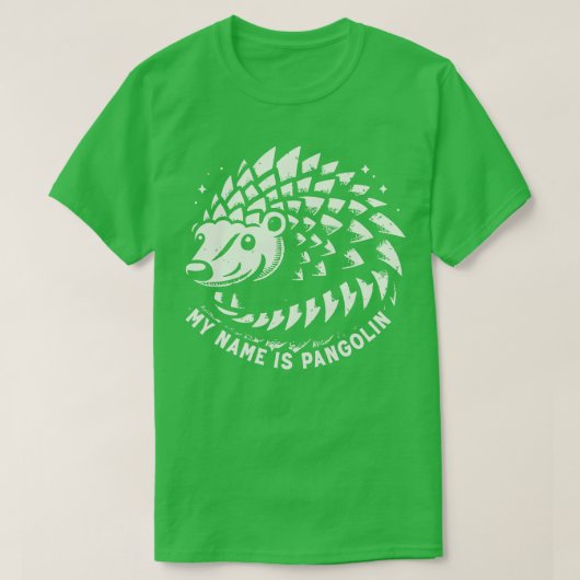 Mijn naam is Pangolin T-shirt (Design voorkant)