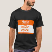 Mijn naam is Peter Pumpkin Eater Funny Hallowe T-shirt (Voorkant)