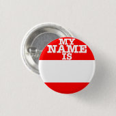 Mijn naam is ronde button 3,2 cm (Voorkant /achterkant)