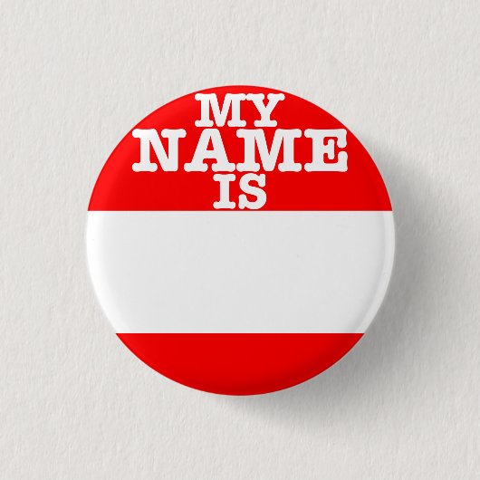 Mijn naam is ronde button 3,2 cm (Voorkant)