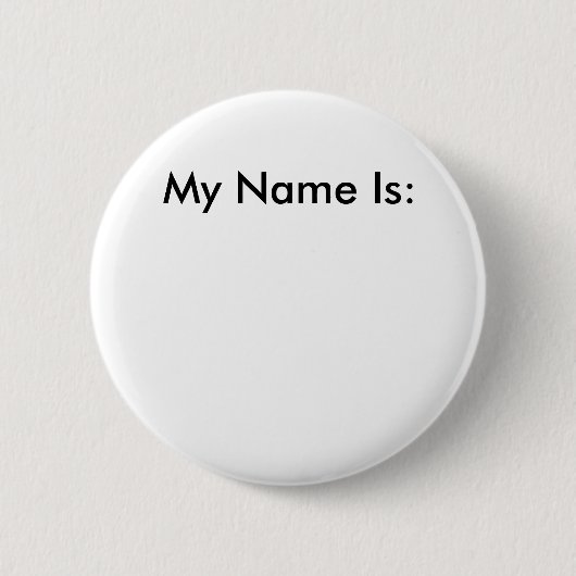 Mijn naam is: ronde button 5,7 cm (Voorkant)