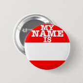 Mijn naam is ronde button 5,7 cm (Voorkant /achterkant)