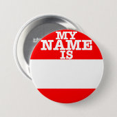 Mijn naam is ronde button 7,6 cm (Voorkant /achterkant)