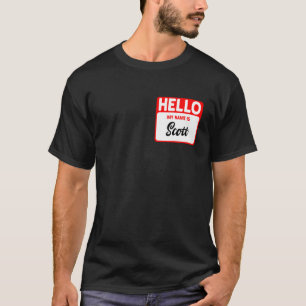 Mijn naam is Scott Name Tag 1 T-shirt