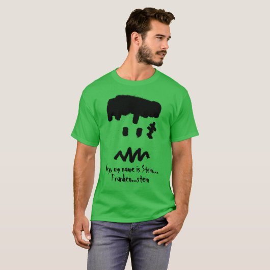 Mijn naam is Stein... Frankenstein T-shirt (Voorkant volledig)