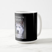 Mijn naam is stoppen dat grappige Hyper Siberian H Koffiemok (Voorkant rechts)