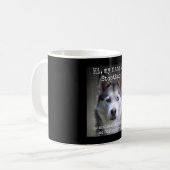 Mijn naam is stoppen dat grappige Hyper Siberian H Koffiemok (Voorkant links)