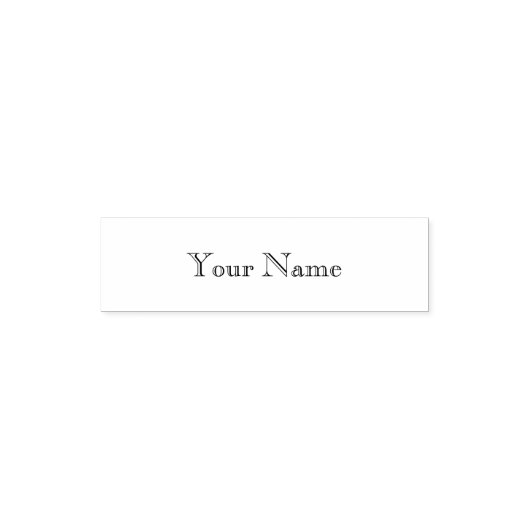 Mijn naam klassieke stijlletters zelfinktende stempel (Design)