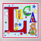 Mijn naam - "Lucas" print (Voorkant)