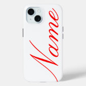 Mijn naam - mooie iPhone Case (Achterkant)