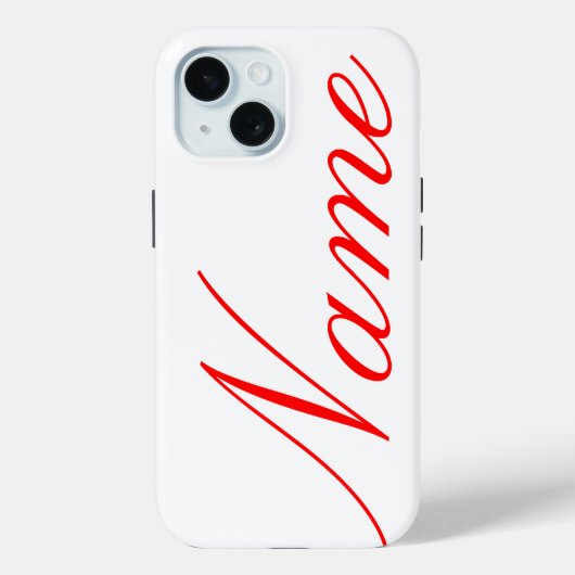 Mijn naam - mooie iPhone Case (Achterkant)