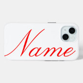Mijn naam - mooie iPhone Case (Achterkant (horizontaal))