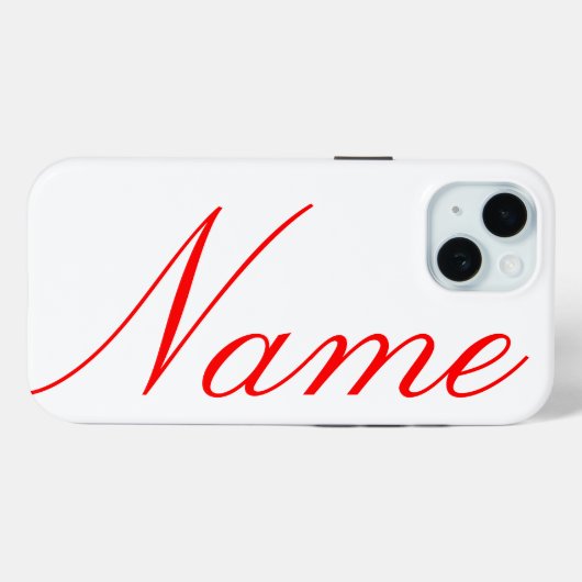 Mijn naam - mooie iPhone Case (Achterkant (horizontaal))