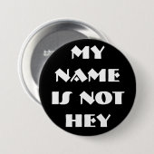 MIJN NAMEIS NIETS - Gepersonaliseerd Ronde Button 7,6 Cm (Voorkant /achterkant)