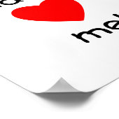 mijn nana houdt van me poster (Hoek)