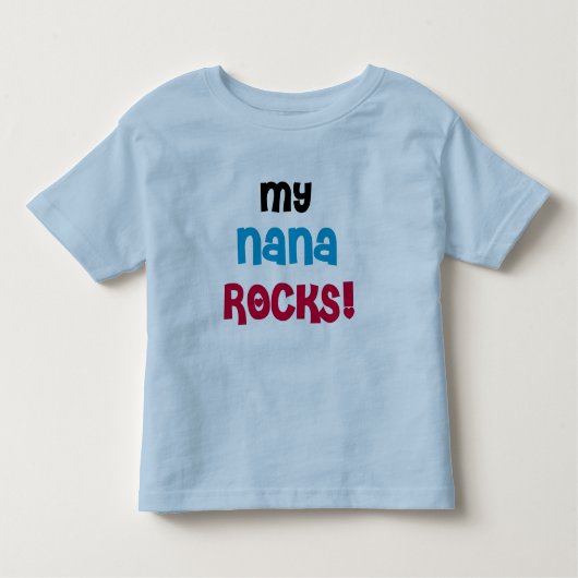 Mijn Nana Rocks Kinder Shirts (Voorkant)