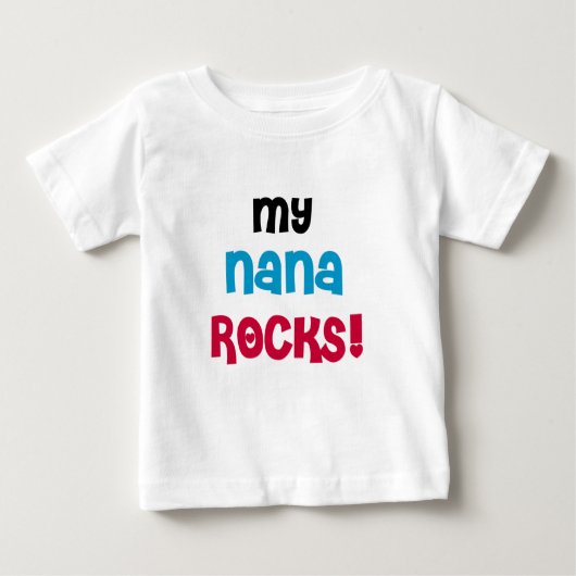 Mijn Nana Rocks T-shirts en cadeautjes (Voorkant)