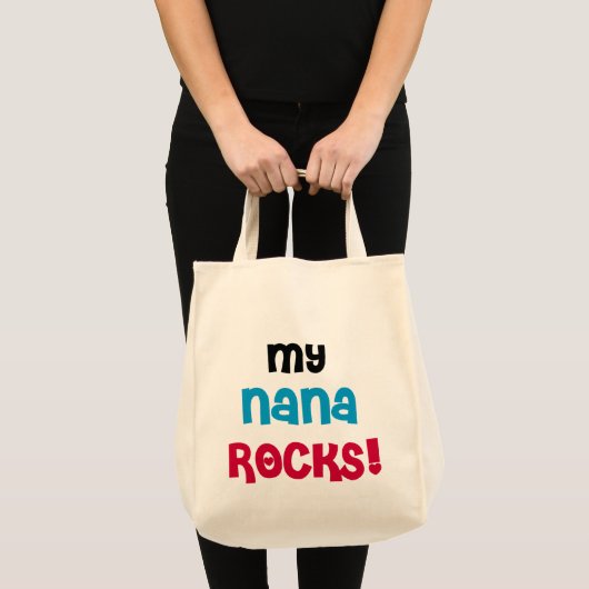 Mijn Nana Rocks T-shirts en cadeautjes Tote Bag (Voorkant (product))