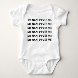 MIJN NANI HOUDT VAN ME - RED HEART ROMPER