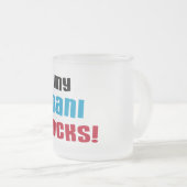 Mijn Nani Rocks T-shirts en cadeautjes Matglas Koffiemok (Voorkant rechts)