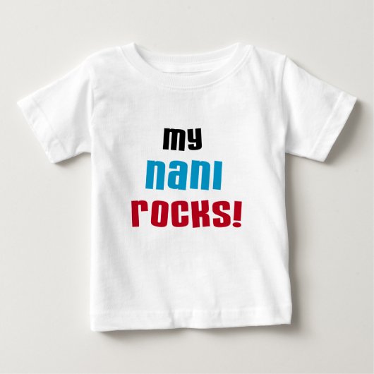 Mijn Nani Rocks T-shirts en geschenken (Voorkant)