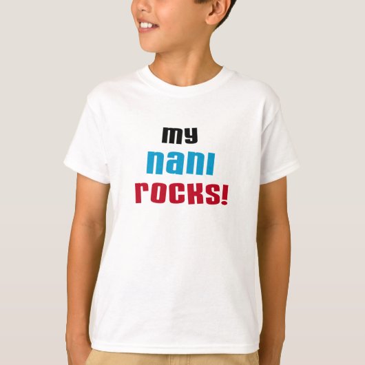Mijn Nani Rocks T-shirts en geschenken (Voorkant)