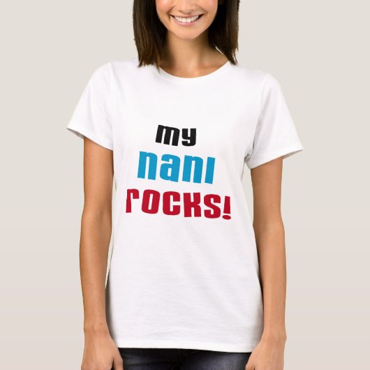 Mijn Nani Rocks T-shirts en geschenken (Voorkant)