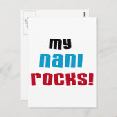Mijn Nani Rocks T-shirts en geschenken Briefkaart (Voorkant / Achterkant)