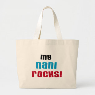 Mijn Nani Rocks T-shirts en geschenken Grote Tote Bag