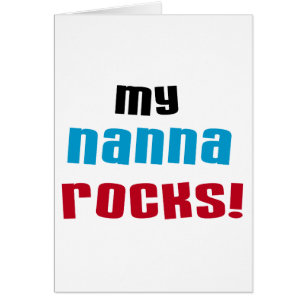 Mijn Nanna Rocks T shirten en geschenken