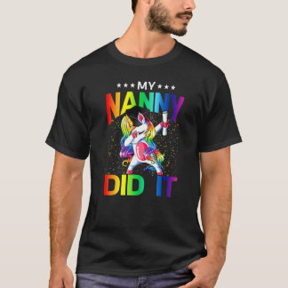 Mijn Nanny Heeft Het Gedaan Afstuderen Afgestudeer T-shirt