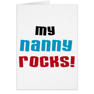 Mijn Nanny Rocks T shirten en geschenken