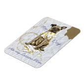 Mijn Nederlands Shepherd Ate mijn Lesson Plan Magneet (Linkerzijde)