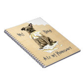 Mijn Nederlandse Shepherd Ate Mijn thuiswerk Notitieboek (Rechterzijde)