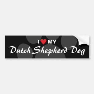 Mijn Nederlandse Shepherd Dog Bumpersticker