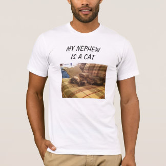 Mijn neef is een kat t-shirt
