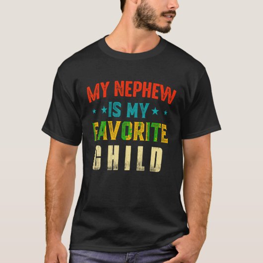 Mijn neef is mijn favoriete kind Grappig neefje ta T-shirt (Voorkant)