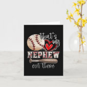 Mijn neefje daar baseball tante Tante Moeders D Kaart (Gele Bloem)