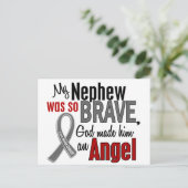 Mijn neefje is een engel 1 hersenkanker briefkaart (Staand voorkant)