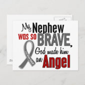 Mijn neefje is een engel 1 hersenkanker briefkaart (Voorkant / Achterkant)