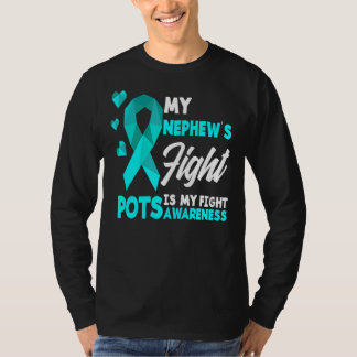 Mijn neefje's gevecht is mijn vechtpots syndroom t-shirt