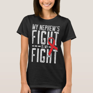 Mijn neefjes vechten is mijn strijd tegen CHD hart T-shirt