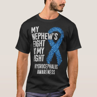 Mijn neefjes vechten is mijn strijd tegen hydrocef t-shirt