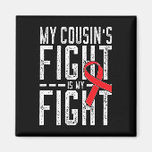 Mijn neef's Fight is mijn strijd tegen bloedkanker Magneet (Voorkant)